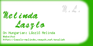 melinda laszlo business card