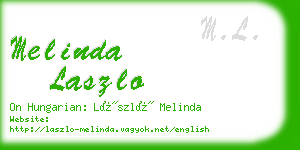 melinda laszlo business card